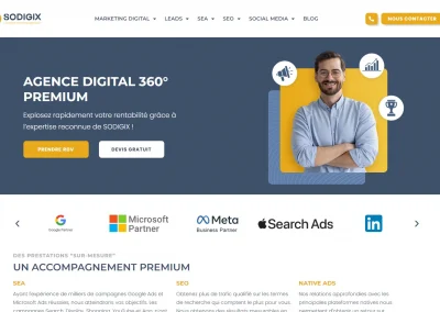 Création d&rsquo;un site WordPress pour SODIGIX